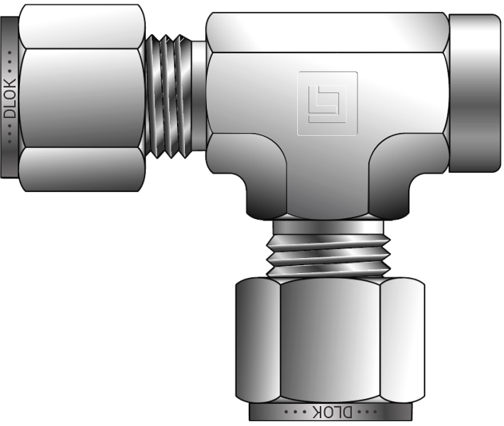 Female Run Tee NPT (For Fractional Tube)